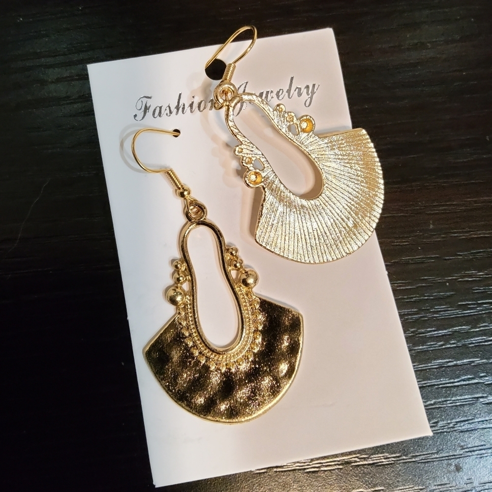 Boho Chic Gold Earrings